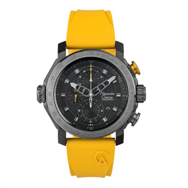 Alexandre Christie AC 6565 Black Grey Yellow MCREPBAYL